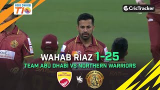 Team Abu Dhabi vs Northern Warriors | Wahab Riaz 1-25 | Match 14 | Abu Dhabi T10 League Season 4