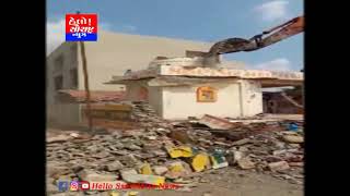 રાજુલા હિંડોરણા હાઇવે પર નું શિવ મંદિર તોડી પડાતા હિન્દુ સમાજમાં રોજ