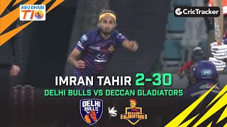 Delhi Bulls vs Deccan Gladiators | Imran Tahir 2/30 | Match 14 | Abu Dhabi T10 League Season 4