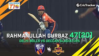 Delhi Bulls vs Deccan Gladiators | R Gurbaz 47(20) | Match 14 | Abu Dhabi T10 League Season 4