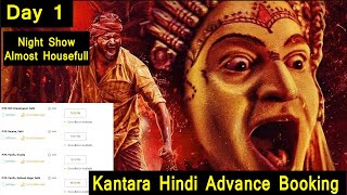 Kantara Hindi Advance Booking Status For Night Shows, Almost Housefull Shows Across India