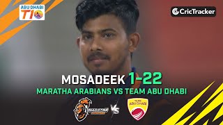 Maratha Arabians vs Team Abu Dhabi | Mosadeek 1-22 | Match 20 | Abu Dhabi T10 League Season 4
