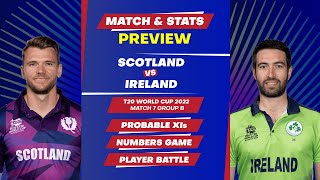 T20 World Cup 2022: Match 7, Group-B- Scotland vs Ireland