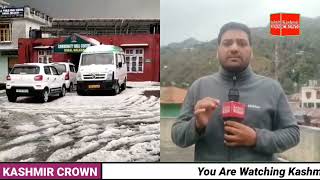 Mughal Road Closed Due to  Snowfall, Heavy Hailstorm Reported From Rajouri.#Watch Report.