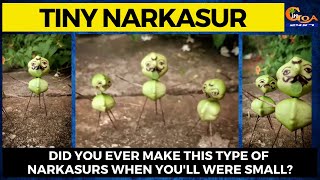 Sagar Naik Mule shows how we all used to make these tiny narkasur's when we were younger!