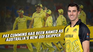 Pat Cummins replaces Aaron Finch, named Australia's new ODI Skipper