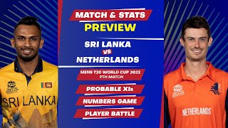 T20 World Cup 2022: Match 9- Sri Lanka vs Netherlands