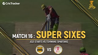 Jozi Stars vs Tshwane Spartans | Super Sixes | Match 16 | Mzansi Super League
