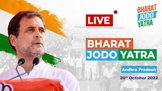 LIVE: #BharatJodoYatra resumes from Halaharvi, Andhra Pradesh.