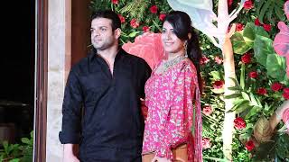 Karan Patel & Ankita Bhargava At Ramesh Taurani Diwali Party 2022
