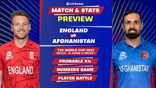 T20 World Cup 2022: Match 14- Super 12, Group 1- England vs Afghanistan