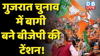 Gujarat Election 2022 में बागी बने BJP की टेंशन ! गुजरात चुनाव | BJP vs Congress in Gujarat #dblive