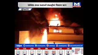 સુરેન્દ્રનગર : ઉદ્યોગનગરમાં આગ લાગતા અફરાતફરી  | MantavyaNews