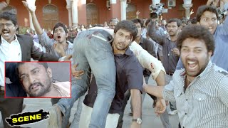 Middle Class Huduga Kannada Scenes | Nani Tries To Save His Look Like Person - Emotional Scene