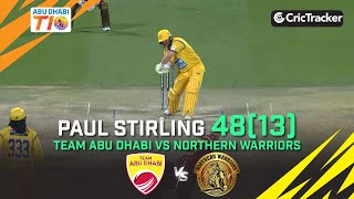 Team Abu Dhabi vs Northern Warriors | Stirling 48(23) | Eliminator 2 | Abu Dhabi T10 League Season 4