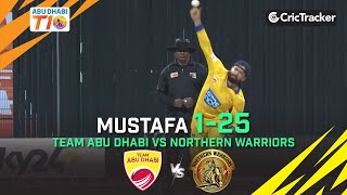 Team Abu Dhabi vs Northern Warriors | Mustafa 1/25 | Eliminator 2 | Abu Dhabi T10 League Season 4