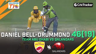 Team Abu Dhabi vs Qalandars | Drummond 46(19) | 3rd Place Match | Abu Dhabi T10 League Season 4