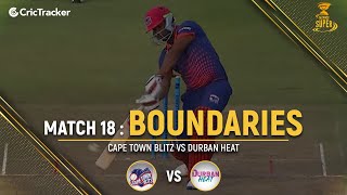 Durban Heat vs Cape Town Blitz | Boundaries | Match 18 | Mzansi Super League