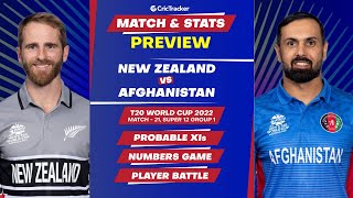 New Zealand vs Afghanistan - T20 World Cup 2022: Match 21- Super 12, Group 1