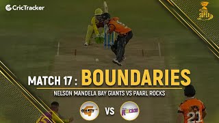 Nelson Mandela Bay Giants vs Paarl Rocks | Boundaries | Match 17 | Mzansi Super League