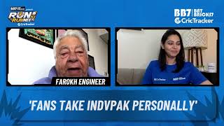 Former Indian Cricketer Farokh Engineer said that fans take India vs Pakistan match personally