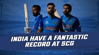India's record at SCG is remarkable
