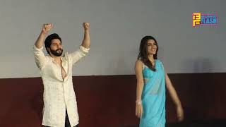 Varun Dhawan & Kriti Sanon Grand Entry At Thumkeshwari Song Launch - Bhediya Film