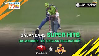 Qalandars vs Deccan Gladiators | Super Hits | Match 12 | Abu Dhabi T10 League Season 4