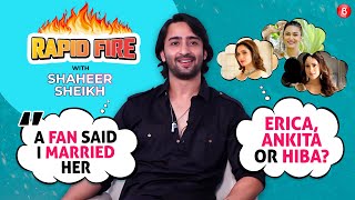 Shaheer Sheikh's RAPID FIRE on wife Ruchikaa, Deepika Padukone, Erica, Ankita, crazy fan rumour