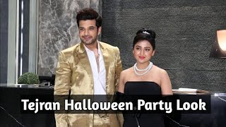 #tejran Power Couple Karan Kundrra & Tejasswi Prakash Unique Look At Ankita Lokhande Halloween Bash