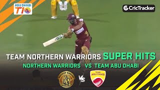 Northern Warriors vs Team Abu Dhabi | Super Hits | Match 14 | Abu Dhabi T10 League Season 4