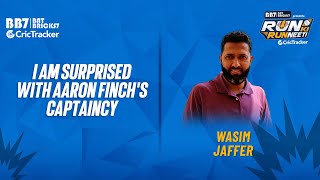 Wasim Jaffer opines on Aaron Finch's captaincy