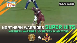 Northern Warriors vs Deccan Gladiators | Super Hits | Match 18 | Abu Dhabi T10 League Season 4