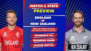England vs New Zealand - T20 World Cup 2022: Match 33- Super 12, Group 1