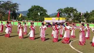 Mising traditional dance at Jonai