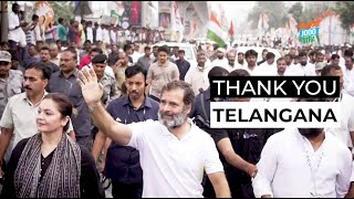 Humility, resilience, and respect.Thank you Telangana, we will carry forward these ideals.