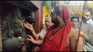 శ్రీశారదా పీఠం స్వాత్మానందేంద్ర స్వామి శివలింగానికి విశేష అభిషేకం | s media