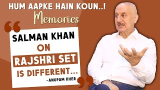 Anupam Kher Shares Memories Of Salman Khan & Hum Aapke Hain Koun.. | RJ Divya Solgama