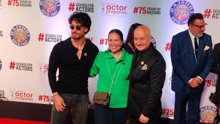 Tiger Shroff With Mother At Uunchai Film Premiere & 75th Year Of Rajshri
