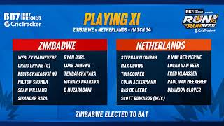 ???? LIVE: ZIMBABWE vs NETHERLANDS, 34th Match, Super 12 Group 2- Post-Match Live Show
