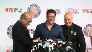 Salman Khan Full Interview - Uunchai Film Premiere & 75 Years Of Rajshri Celebration