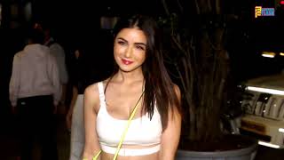 Runway 34 actress Amy Aela was seen last night partying with friends at a pub in Mumbai