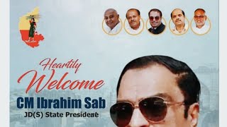 Heartily Welcome CM Ibrahim Sab at Sedam