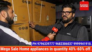 Mega Sale!!!Home appliances in quantity 40%-60% off.*Big* *Brands