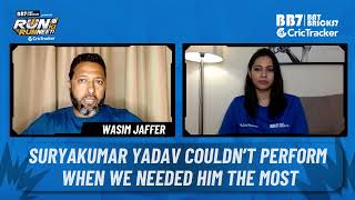 Wasim Jaffer on Suryakumar Yadav not stepping up in crunch situations