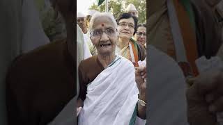 1942 में जेल गईं दादी लीला ताई क्या कह रही हैं अपने देशवासियों को, सुनिए। Bharat Jodo Yatra