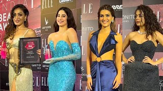Janhvi Kapoor, Kriti Sanon, Khushali Kumar & Mithila Palkar At Elle India Beauty Awards 2022