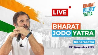 LIVE: Maharashtra leg of the #BharatJodoYatra resumes from district Buldhana.