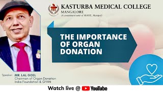 THE IMPORTANCE OF ORGAN DONATION || KMC MANGALORE || SPEAKER Mr. LAL GOEL || V4NEWS LIVE