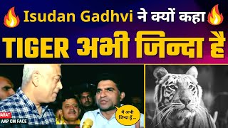 Tiger Abhi Zinda Hai | AAP CM Candidate Isudan Gadhvi | Interview Rajdeep Sardesai | Gujarat